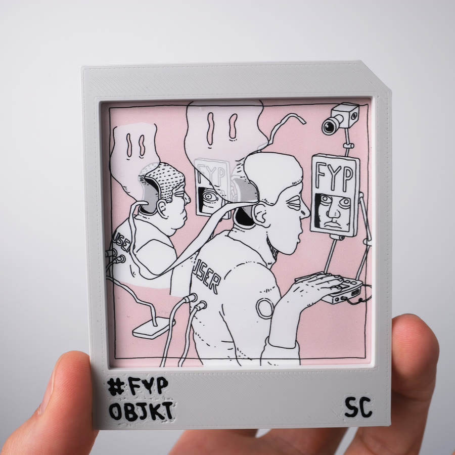 3D printed collectible — front